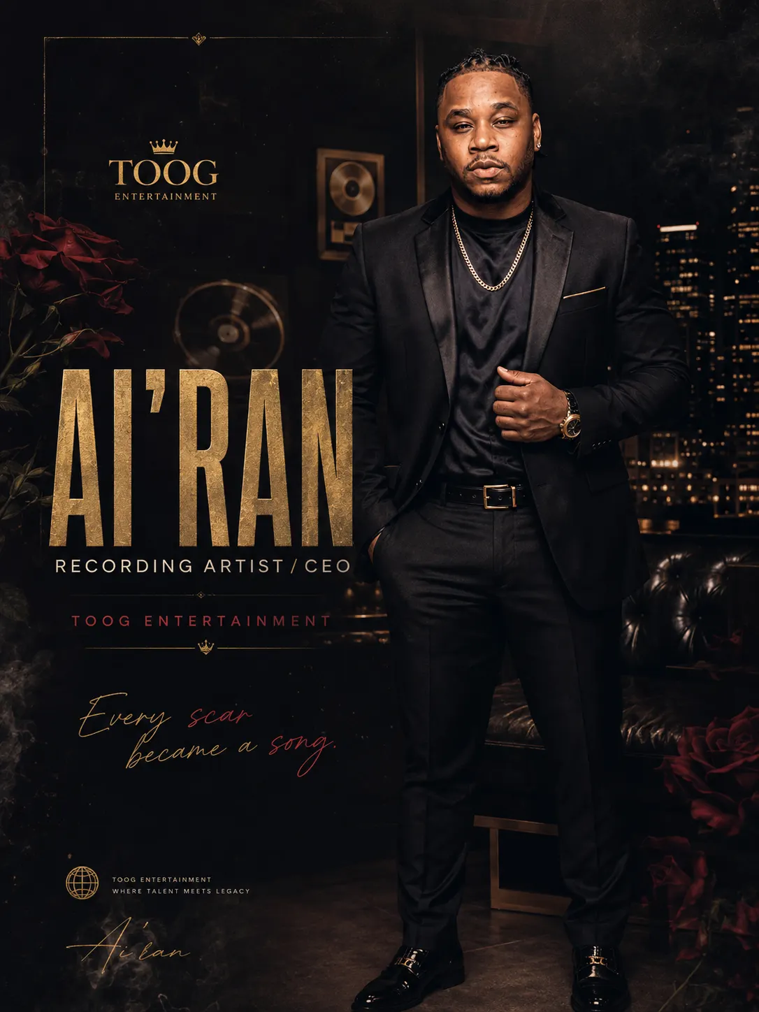 Ai’ran, TOOG Entertainment Recording Artist and CEO